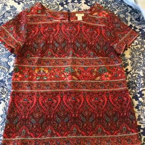 J Crew Silk Top